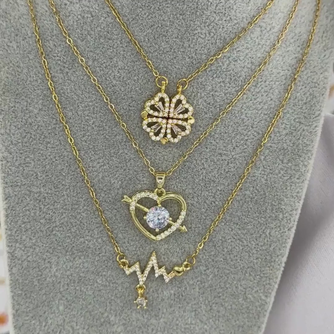 Pearl flower with heart petals